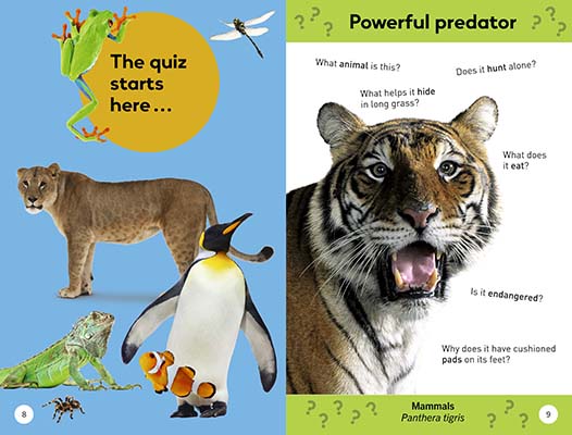 Gallery image for Quiz Yourself Clever: Animals of the World spread