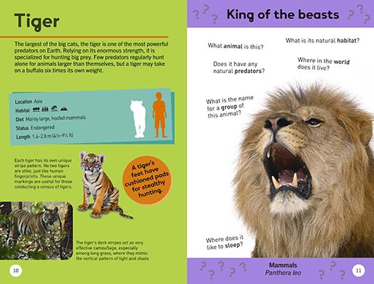 Gallery image for Quiz Yourself Clever: Animals of the World spread