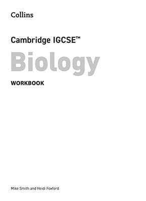 Gallery image for IGCSE Biology Workbook cover