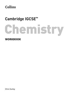 Gallery image for IGCSE Chemistry Workbook cover