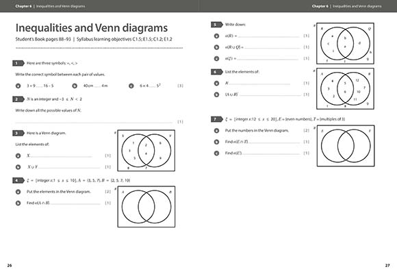 Gallery image for IGCSE Maths Workbook spread