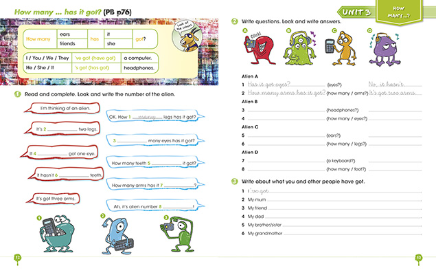 Gallery image for Heroes Grammar Level 3 spread