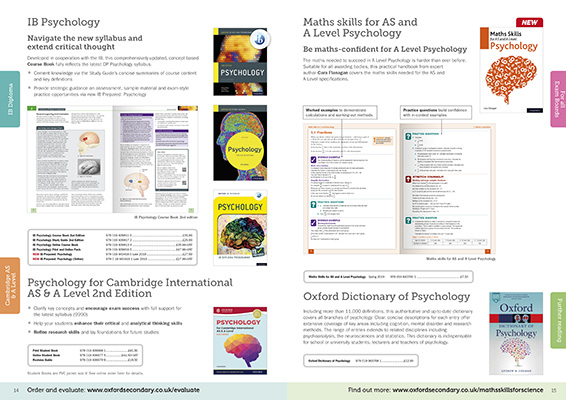 Gallery image for Secondary Psychology 2019 spread