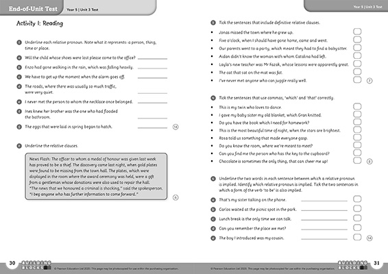 Gallery image for Building blocks year 5 teaching guide spread