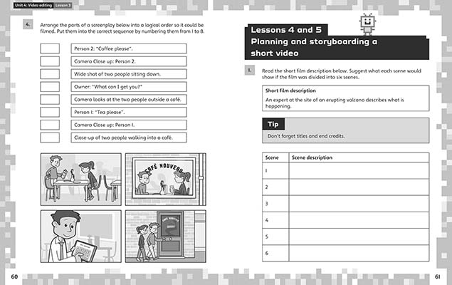 Gallery image for Inspire Computing Year 6 Workbook spread