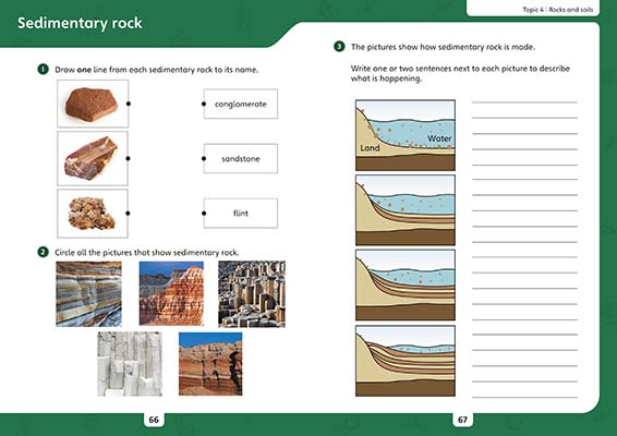 Gallery image for iPrimary Science Year 3 Workbook spread