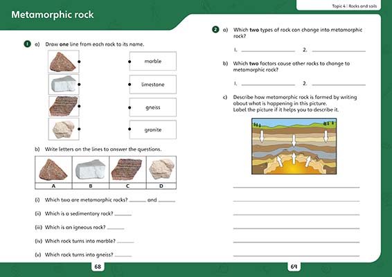 Gallery image for iPrimary Science Year 3 Workbook spread