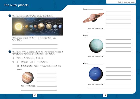 Gallery image for iPrimary Science Year 5 Workbook spread