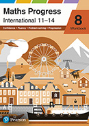 Thumbnail for KS3 maths progress international year 8 workbook
