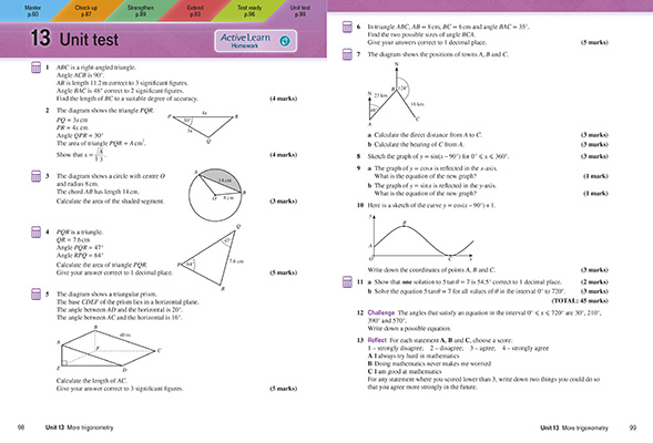 Gallery image for GCSE maths higher year 11 spread