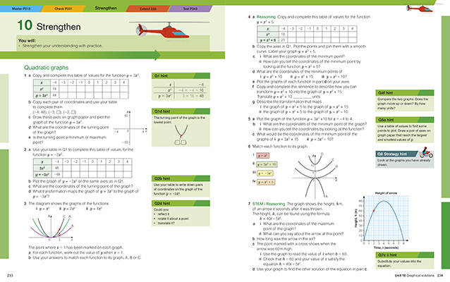 Gallery image for KS3 Maths progress year 9 student book spread
