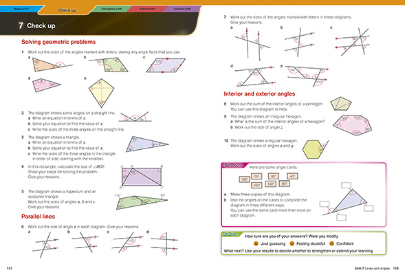 Gallery image for KS3 Maths core book 2 spread