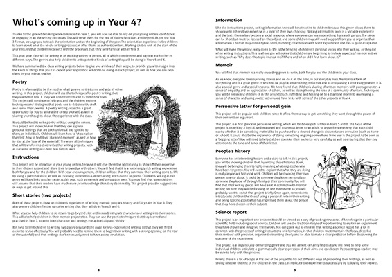 Gallery image for Power English year 4 teacher guide spread