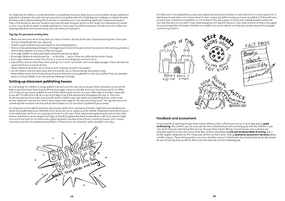 Gallery image for Power English year 5 teacher guide spread