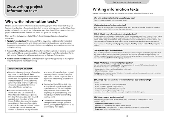 Gallery image for Power English year 5 teacher guide spread