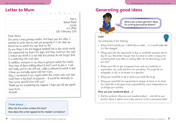 Gallery image for Power English Y4 persuasive letters spread