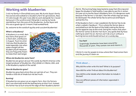 Gallery image for Power English year 5 booklet spread