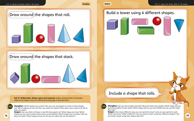Gallery image for Power maths reception journal B spread