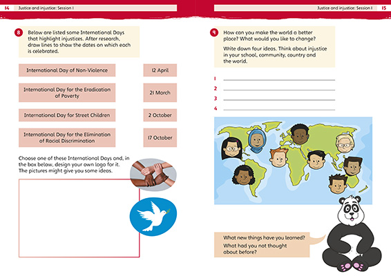 Gallery image for Global Citizenship Year 4 spread