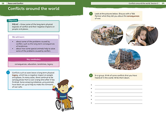 Gallery image for Global Citizenship Year 6 spread